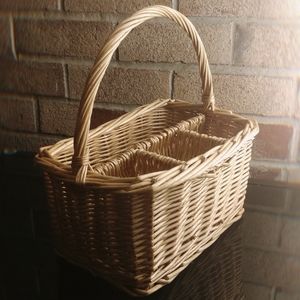 Wicker Basket with Handle